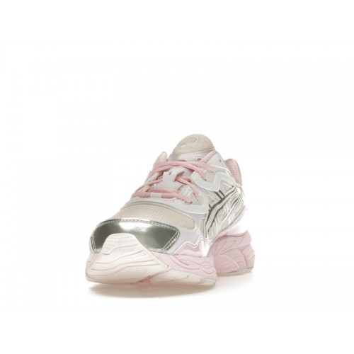 Кроссы ASICS Gel-NYC Kicki Yang Zhang Pink Cream Pure Silver - мужская сетка размеров