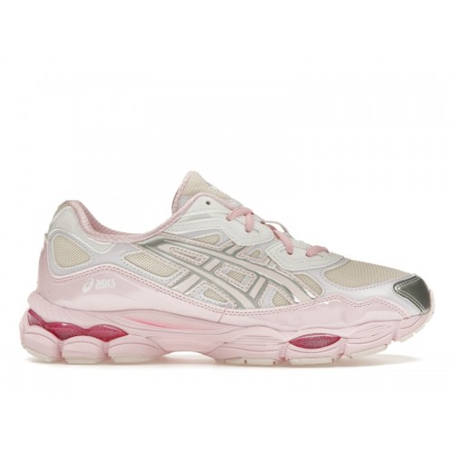 Кроссы ASICS Gel-NYC Kicki Yang Zhang Pink Cream Pure Silver - мужская сетка размеров