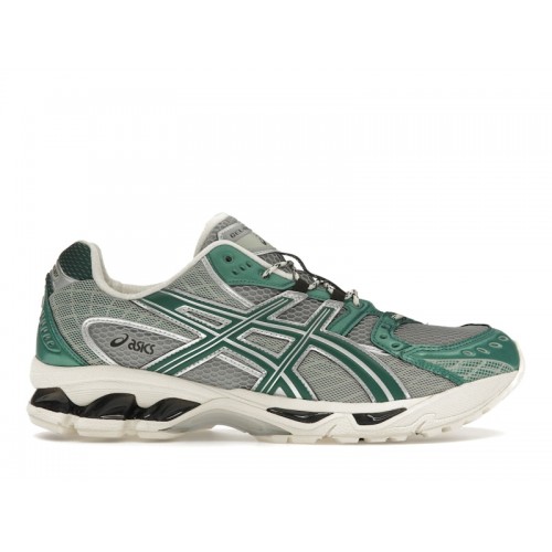 Кроссы ASICS Gel-Nimbus 10.1 Silver Green Metallic - мужская сетка размеров