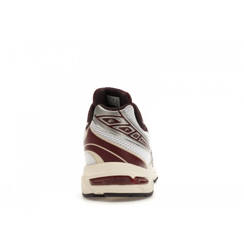 Кроссы ASICS Gel-1130 White Maroon Banner - мужская сетка размеров