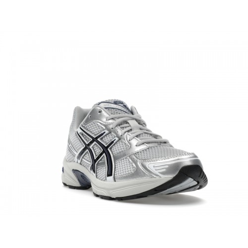 Кроссы ASICS Gel-1130 Glacier Grey Black - мужская сетка размеров