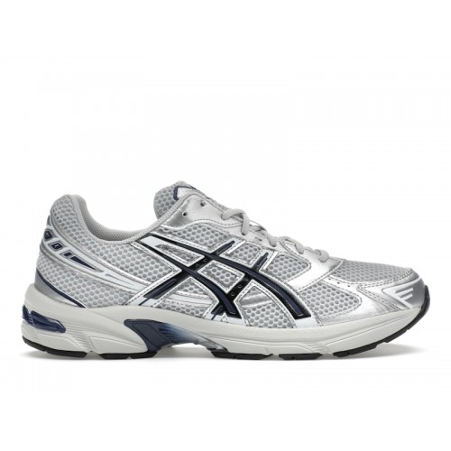 Кроссы ASICS Gel-1130 Glacier Grey Black - мужская сетка размеров