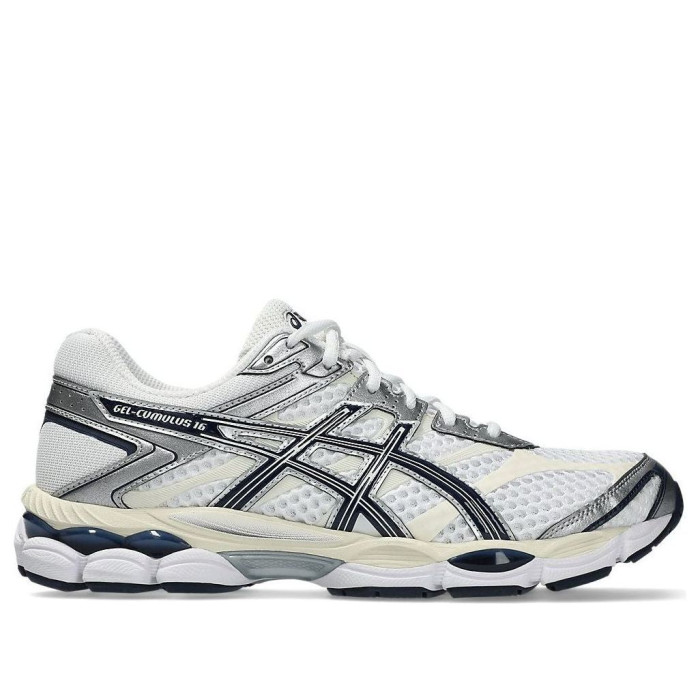 ASICS Gel Cumulus 16 White Midnight - мужская сетка размеров ASICS Gel Cumulus 16 White Midnight - мужская сетка размеров