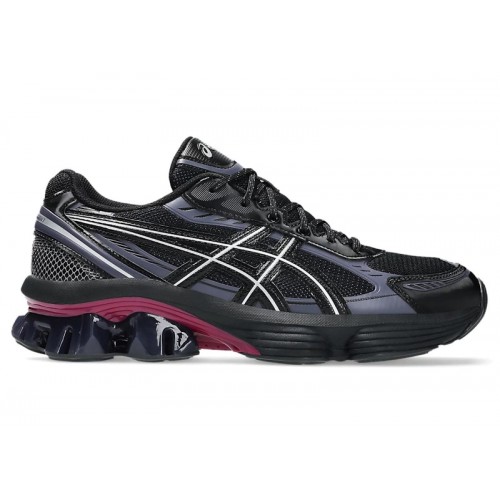 Кроссы ASICS Gel-Kinetic Fluent Black Black - мужская сетка размеров