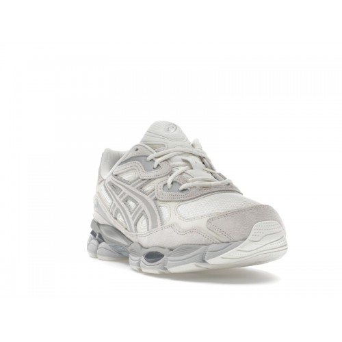 Кроссы ASICS Gel-NYC Cream Grey - мужская сетка размеров