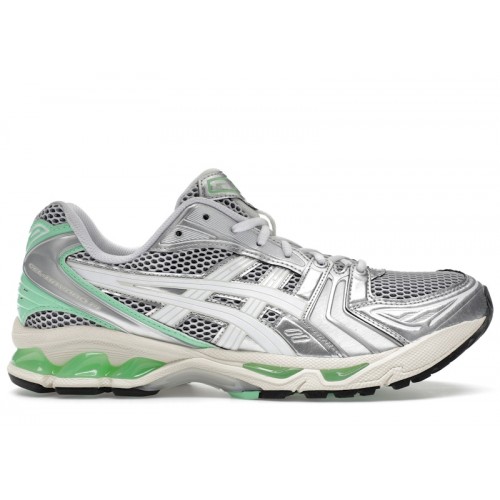 ASICS Gel-Kayano 14 Silver Lime - мужская сетка размеров