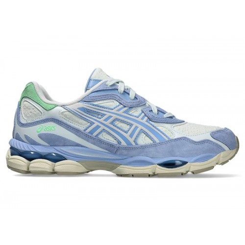 Кроссы ASICS Gel-NYC Airy Blue Stone Wash - мужская сетка размеров