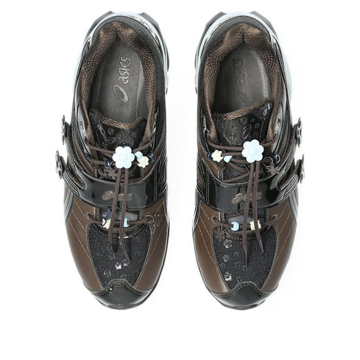 ASICS Wmns Cecilie Bahnsen x Gel-Kinetic FR Black Coffee Black - мужская сетка размеров ASICS Wmns Cecilie Bahnsen x Gel-Kinetic FR Black Coffee Black - мужская сетка размеров