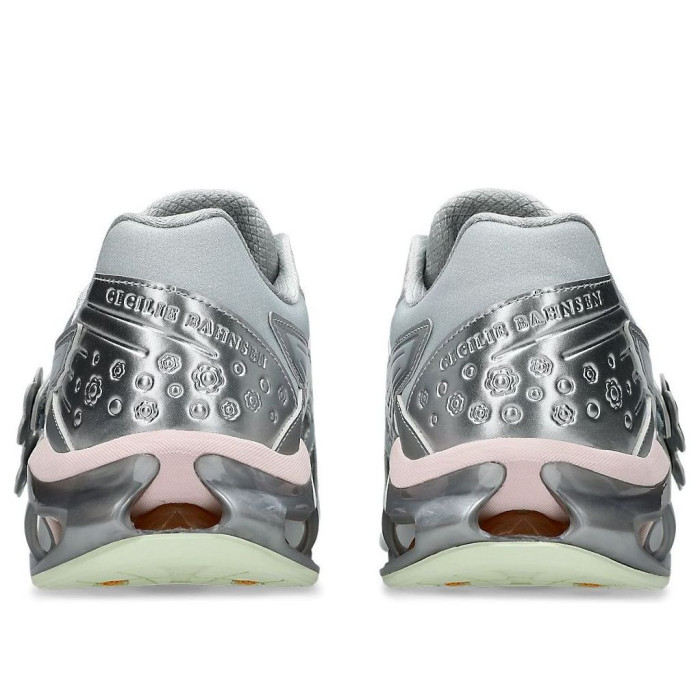 ASICS Wmns Cecilie Bahnsen x Gel-Kinetic FR Piedmont Gre Pure Silver - мужская сетка размеров ASICS Wmns Cecilie Bahnsen x Gel-Kinetic FR Piedmont Gre Pure Silver - мужская сетка размеров