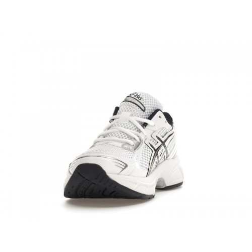 Кроссы ASICS Gel-1130 White Midnight (GS) - подростковая сетка размеров