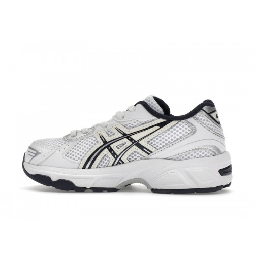 Кроссы ASICS Gel-1130 White Midnight (PS) - детская сетка размеров