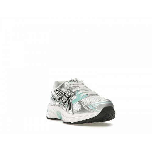 Кроссы ASICS Gel-1130 White Aqua (PS) - детская сетка размеров