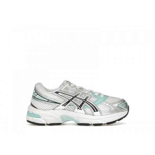 Кроссы ASICS Gel-1130 White Aqua (PS) - детская сетка размеров