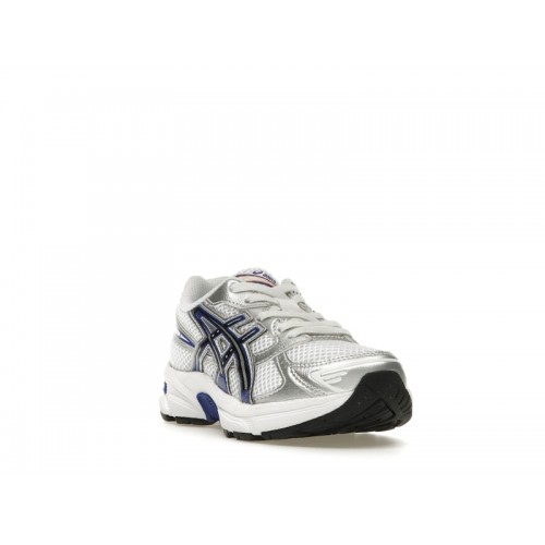Кроссы ASICS Gel-1130 White Prussian Blue (PS) - детская сетка размеров