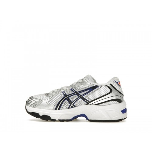 Кроссы ASICS Gel-1130 White Prussian Blue (PS) - детская сетка размеров