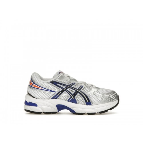 Кроссы ASICS Gel-1130 White Prussian Blue (PS) - детская сетка размеров
