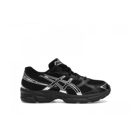 Кроссы ASICS Gel-1130 Black Pure Silver (GS) - подростковая сетка размеров