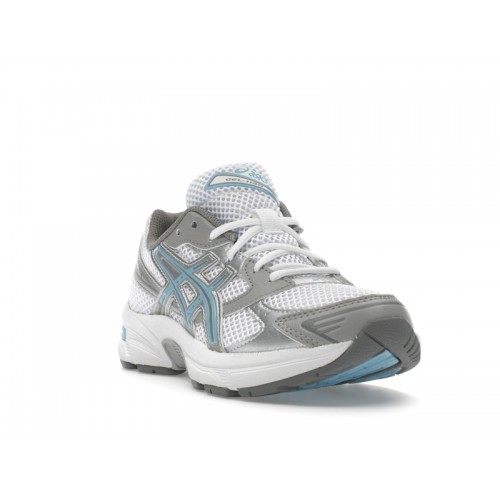 Кроссы ASICS Gel-1130 White Arctic Sky (GS) - подростковая сетка размеров