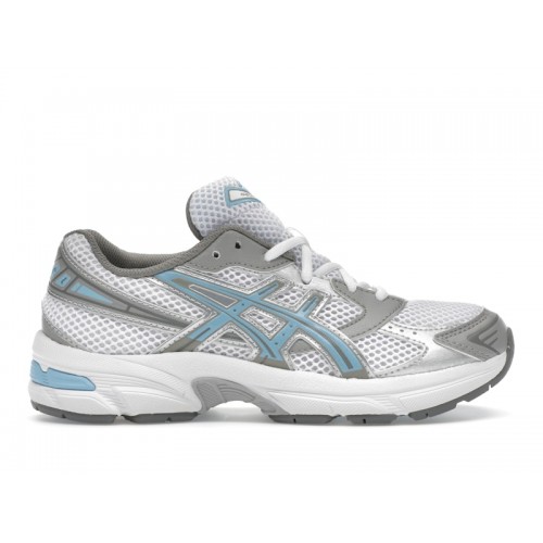 Кроссы ASICS Gel-1130 White Arctic Sky (GS) - подростковая сетка размеров