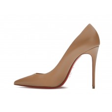 Женские Christian Louboutin Kate 100mm Pump Nude Nappa Leather