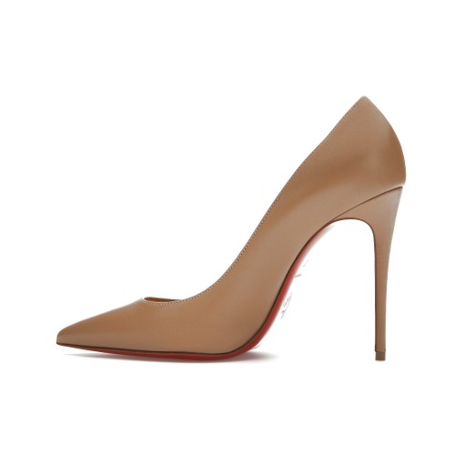 Christian Louboutin Kate 100mm Pump Nude Nappa Leather - женская сетка размеров