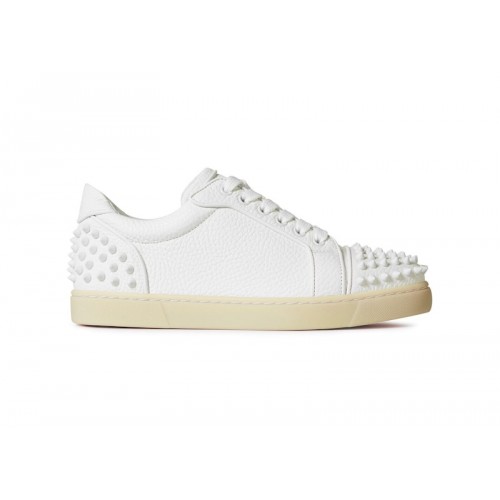 Christian Louboutin Vieira 2 Orlato Flat Bianco (Womens) - мужская сетка размеров