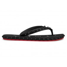 Женские Christian Louboutin Super Loubi Flip Donna Flat Black (W)