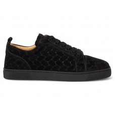 Christian Louboutin Louis Junior Orlato Flat Black