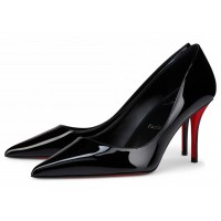 Christian Louboutin Miss Z 80mm Pump Black Patent Calf Leather