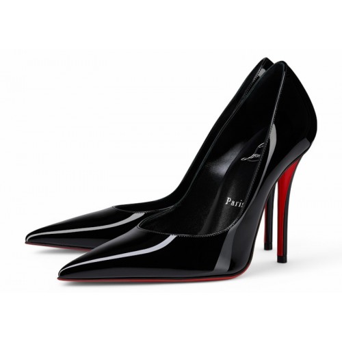 Christian Louboutin Miss Z 100mm Pump Black Patent Calf Leather - мужская сетка размеров