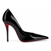 Christian Louboutin Miss Z 100mm Pump Black Patent Calf Leather