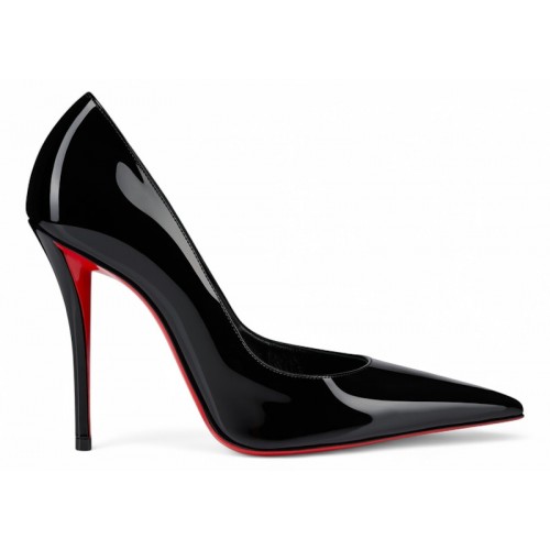 Christian Louboutin Miss Z 100mm Pump Black Patent Calf Leather - мужская сетка размеров