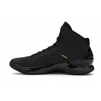 Кроссовки UA Curry 1 Black and Gold Banner
