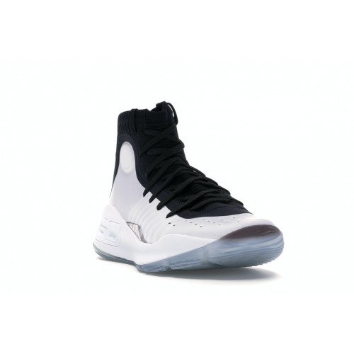 Кроссы Under Armour Curry 4 White Black - мужская сетка размеров