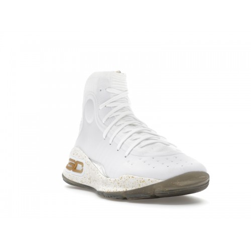 Under Armour Curry 4 Retro White Gold - мужская сетка размеров