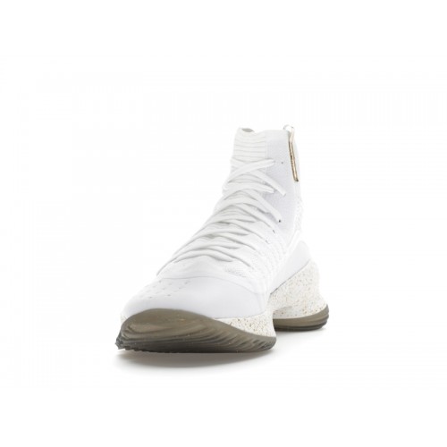 Under Armour Curry 4 Retro White Gold - мужская сетка размеров