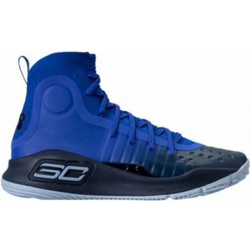 Кроссы Under Armour Curry 4 Team Royal - мужская сетка размеров