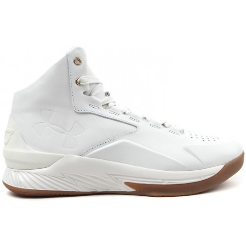 Кроссы UA Curry 1 Lux White Gum - мужская сетка размеров