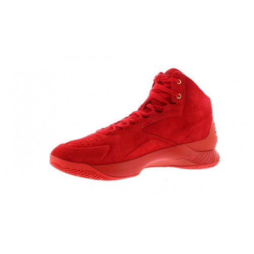 Кроссы UA Curry 1 Lux Red - мужская сетка размеров