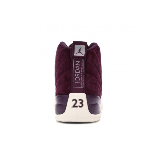 Кроссы Jordan 12 Retro Bordeaux - мужская сетка размеров