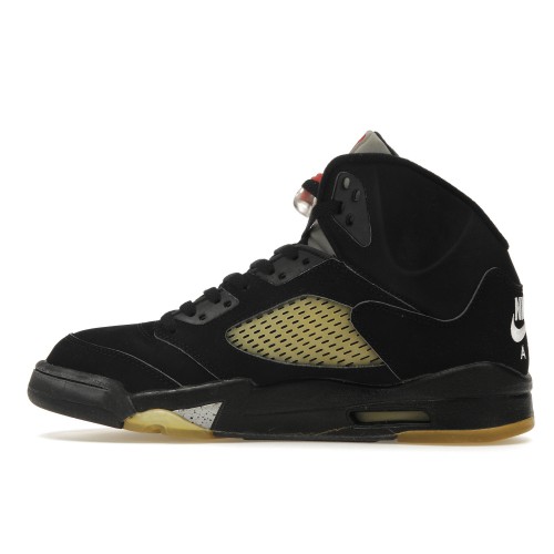 Кроссы Jordan 5 Retro Black Metallic (2000) - мужская сетка размеров