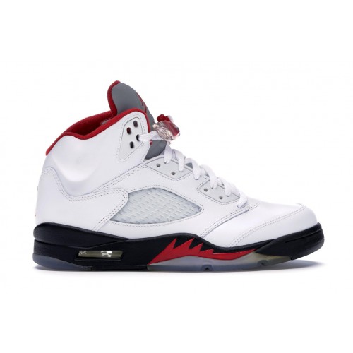 Кроссы Jordan 5 Retro Fire Red (2013) - мужская сетка размеров