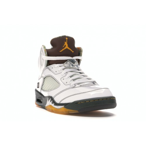 Кроссы Jordan 5 Retro Dark Army - мужская сетка размеров
