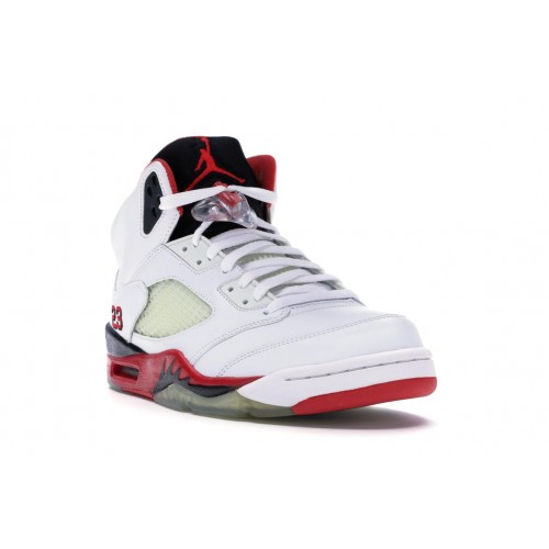 Кроссы Jordan 5 Retro Fire Red (2006) - мужская сетка размеров