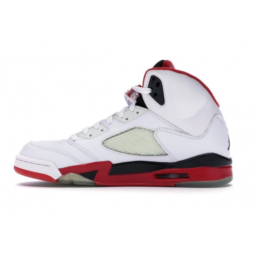 Кроссы Jordan 5 Retro Fire Red (2006) - мужская сетка размеров