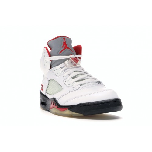 Кроссы Jordan 5 Retro Fire Red CDP (2008) - мужская сетка размеров