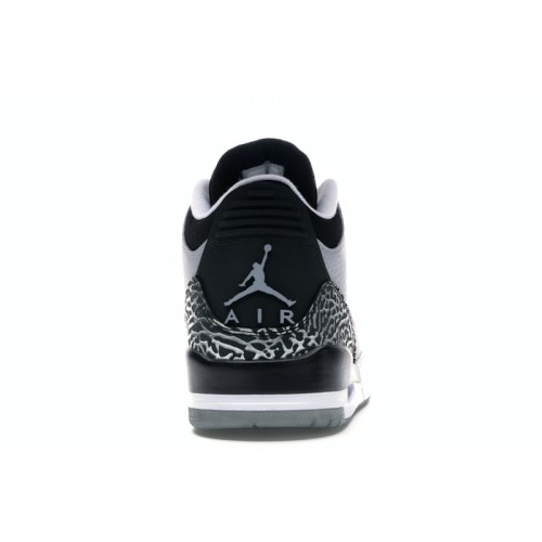 Кроссы Jordan 3 Retro Wolf Grey - мужская сетка размеров