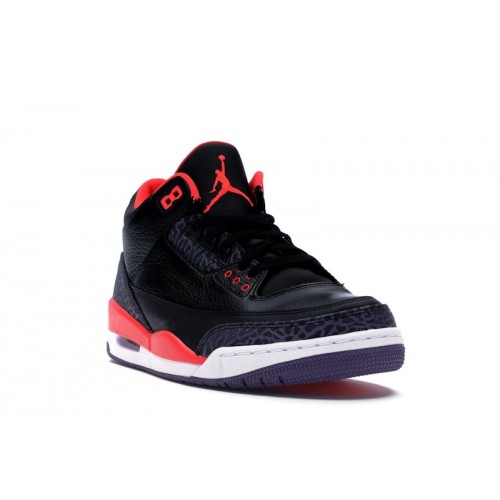 Кроссы Jordan 3 Retro Crimson - мужская сетка размеров