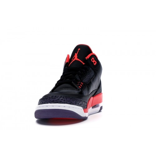 Кроссы Jordan 3 Retro Crimson - мужская сетка размеров