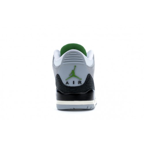 Кроссы Jordan 3 Retro Chlorophyll - мужская сетка размеров